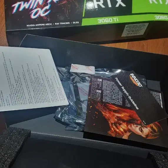 Inno3D RTX3060TI 박스 3개