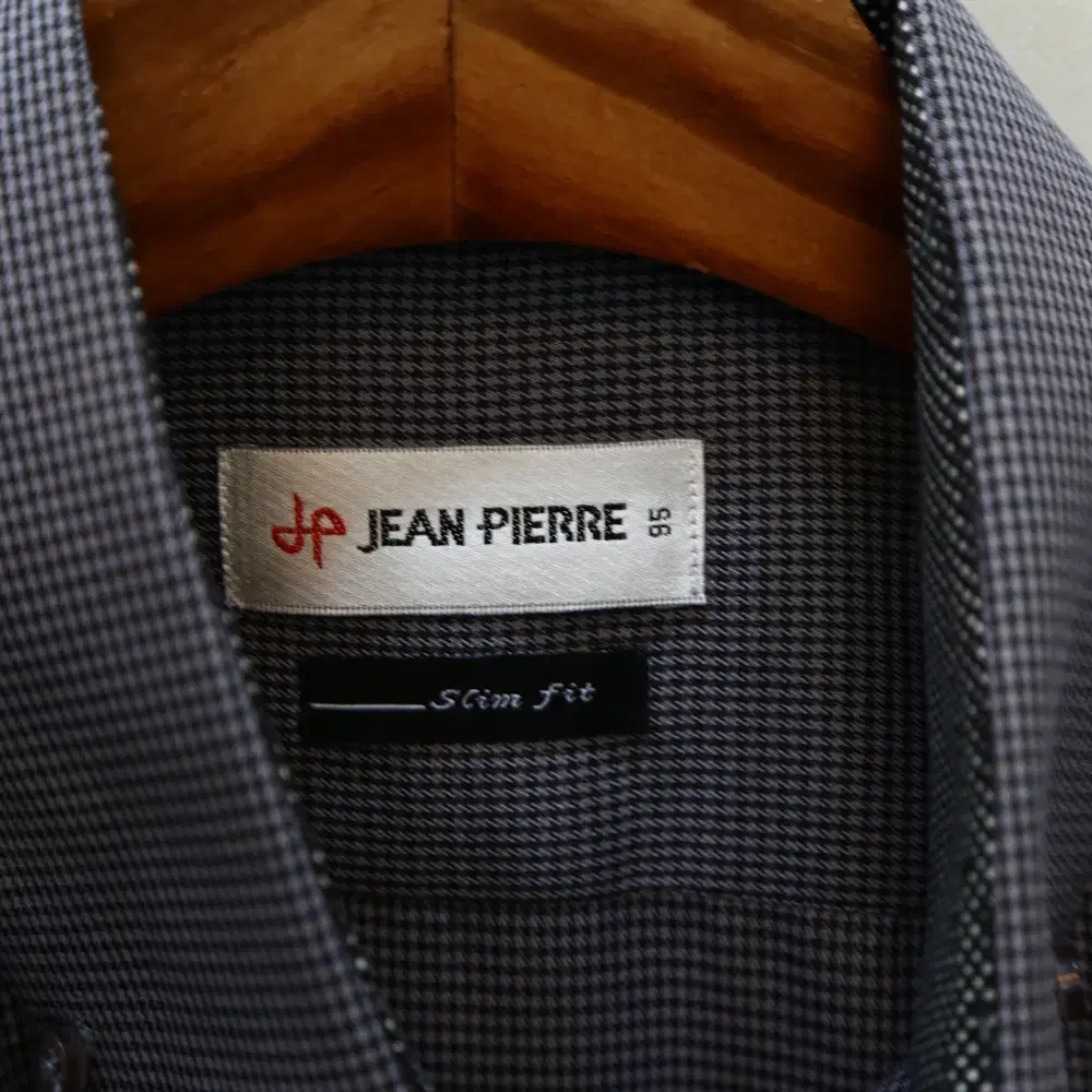 JEAN PIERRE 체크 정장 셔츠 (95)