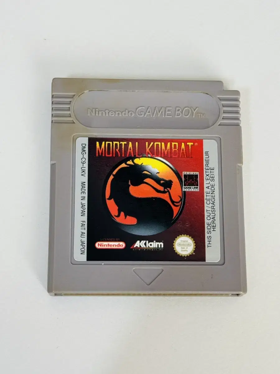 GB GBC 해외 레트로 게임보이 Mortal Kombat 모탈 컴뱃