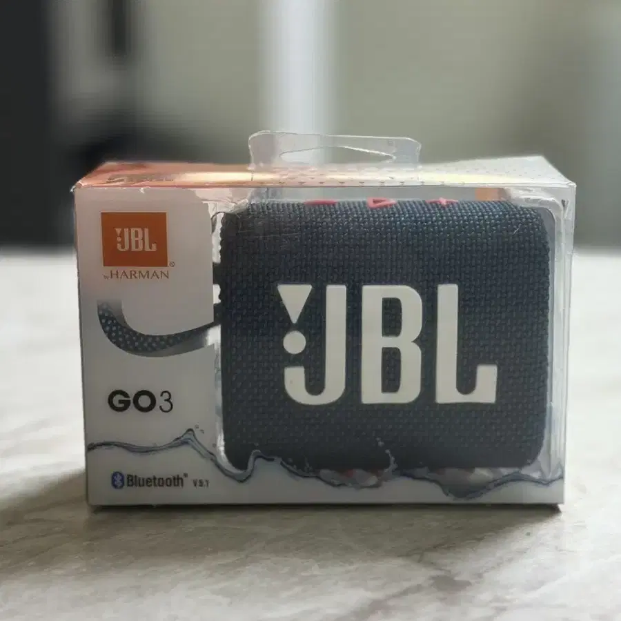 삼성 JBL GO3 휴대용 캠핑 블루투스 스피커 미사용 새상품- 블루