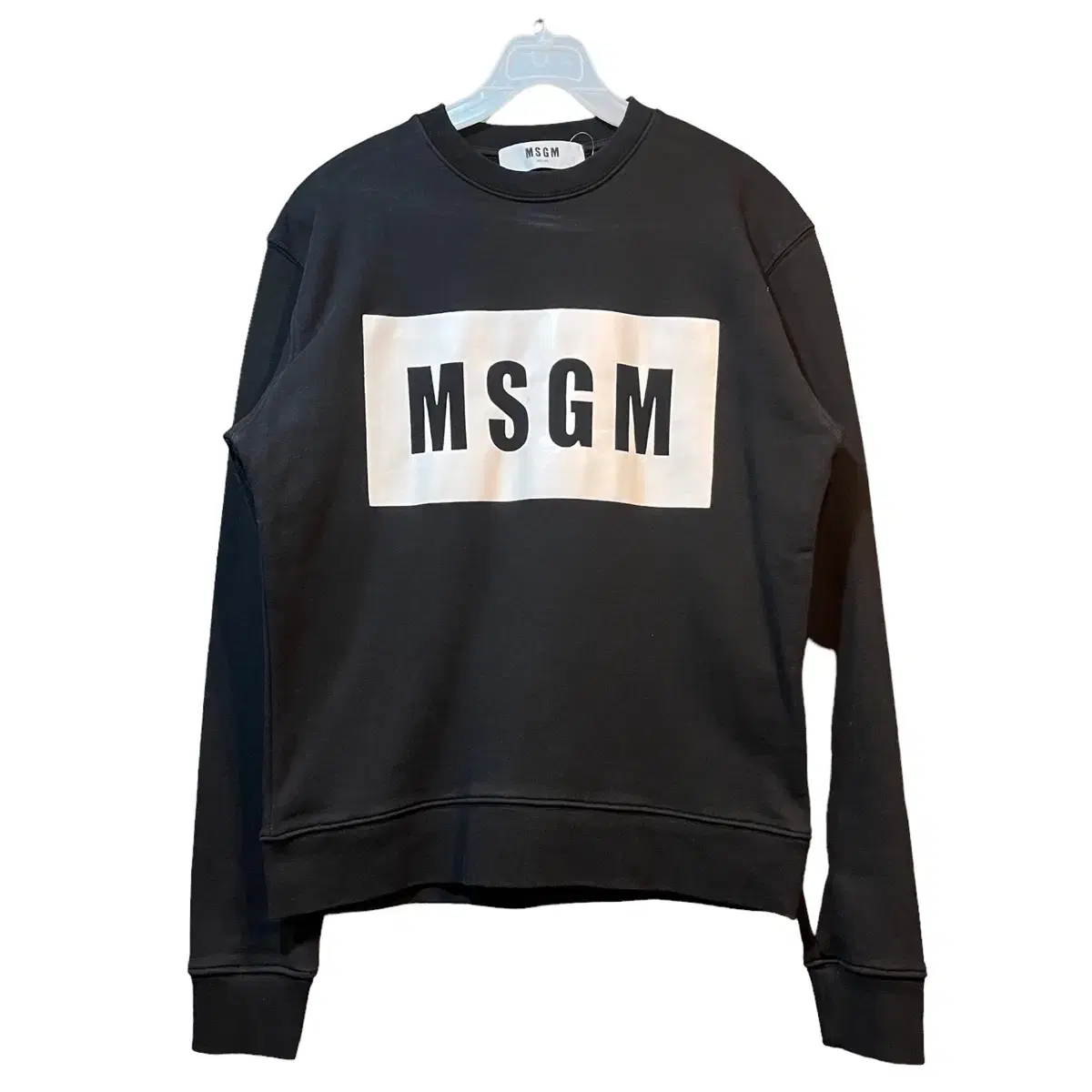 [S] MSGM 센터 박스로고 맨트맨