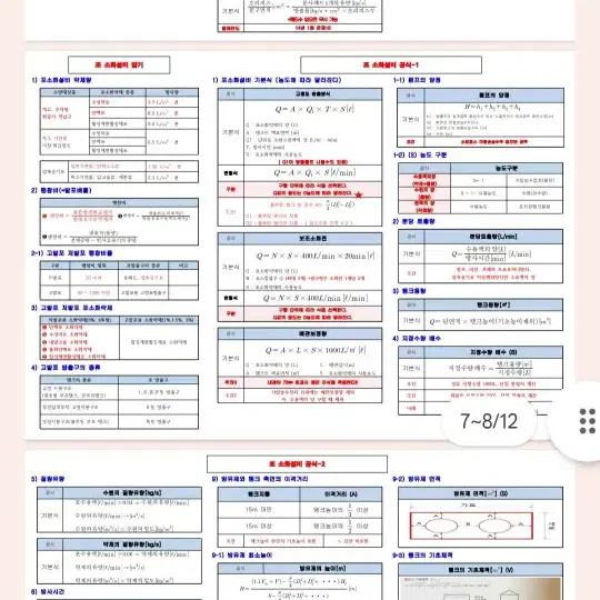 소방설비기사 전기/기계 필기/실기 합격족보 판매합니다