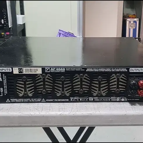 요크빌 AP4040 중고 파워앰프 (4옴 1200W + 1200W)