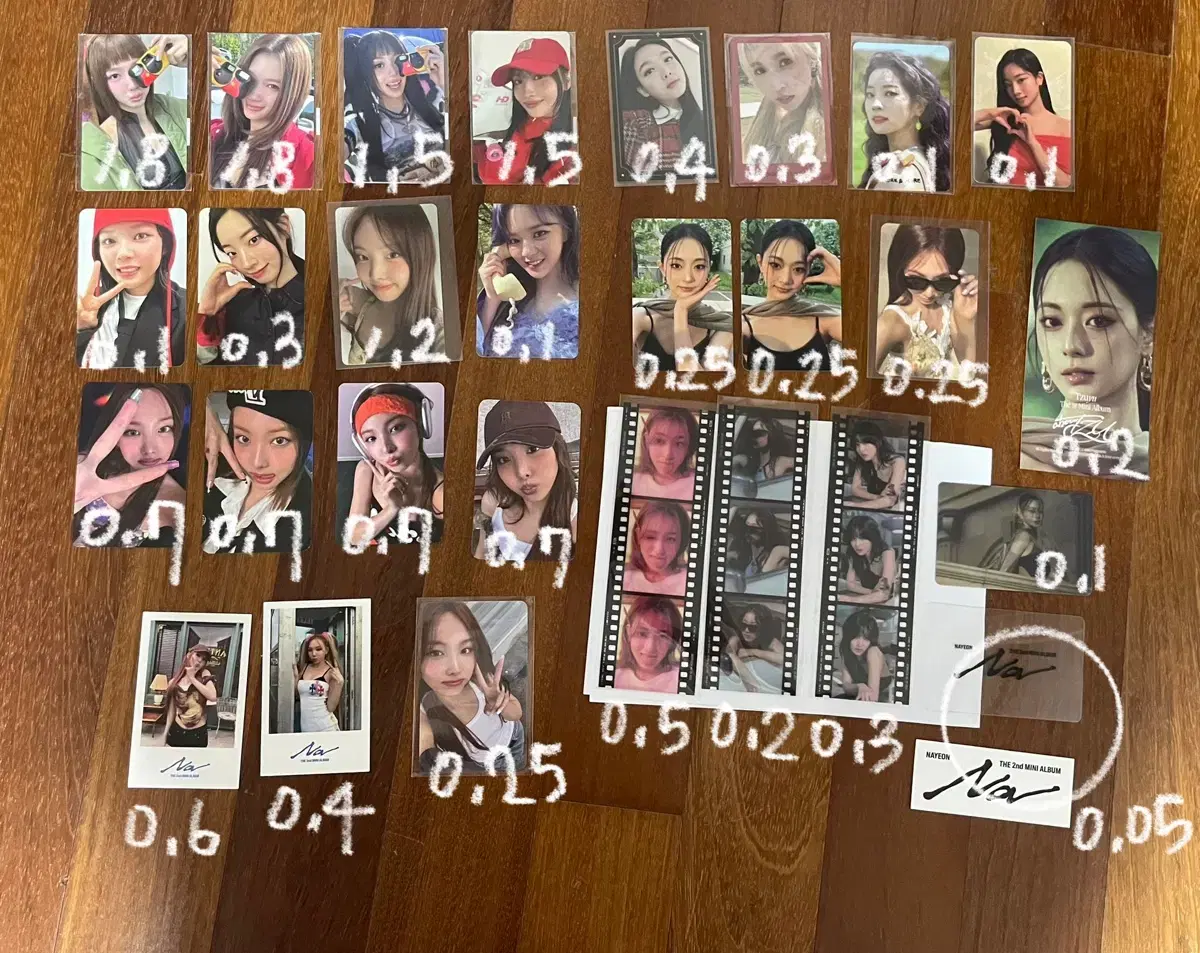 Twice nayeon chaeyoung Tommyjins broadcast unreleased photocard Photocard