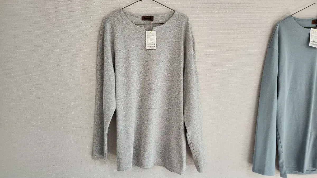 New) Lanvin Slitnet Long Sleeve T-Shirt LALA23S02 Grey 110