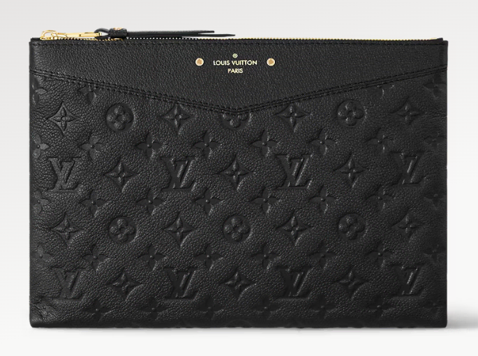 [New/Genuine] Louis Vuitton Daily Pouch Monogram Empreinte Black