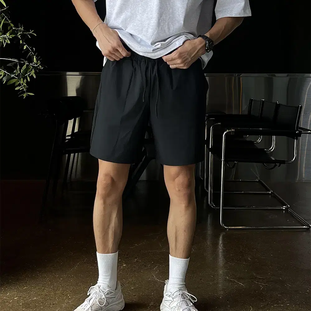 [남여공용]1+1+1스판 냉장고 밴딩 4부 반바지 7color M-3XL