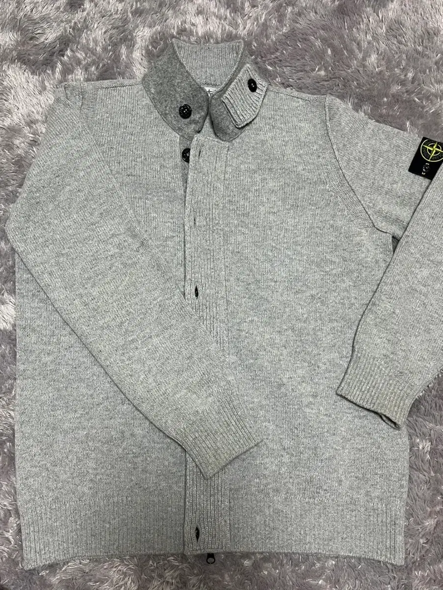 23FW Stone Island Lambswool Knit Cardigan XL