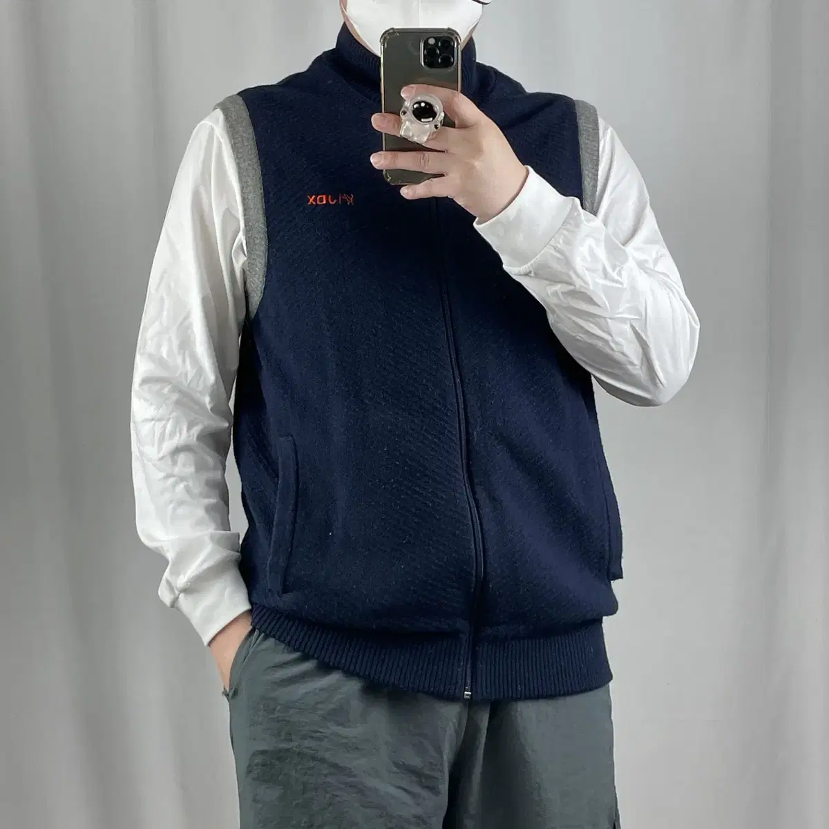 JDX Navy Windproof Vest Knit 105 .240425