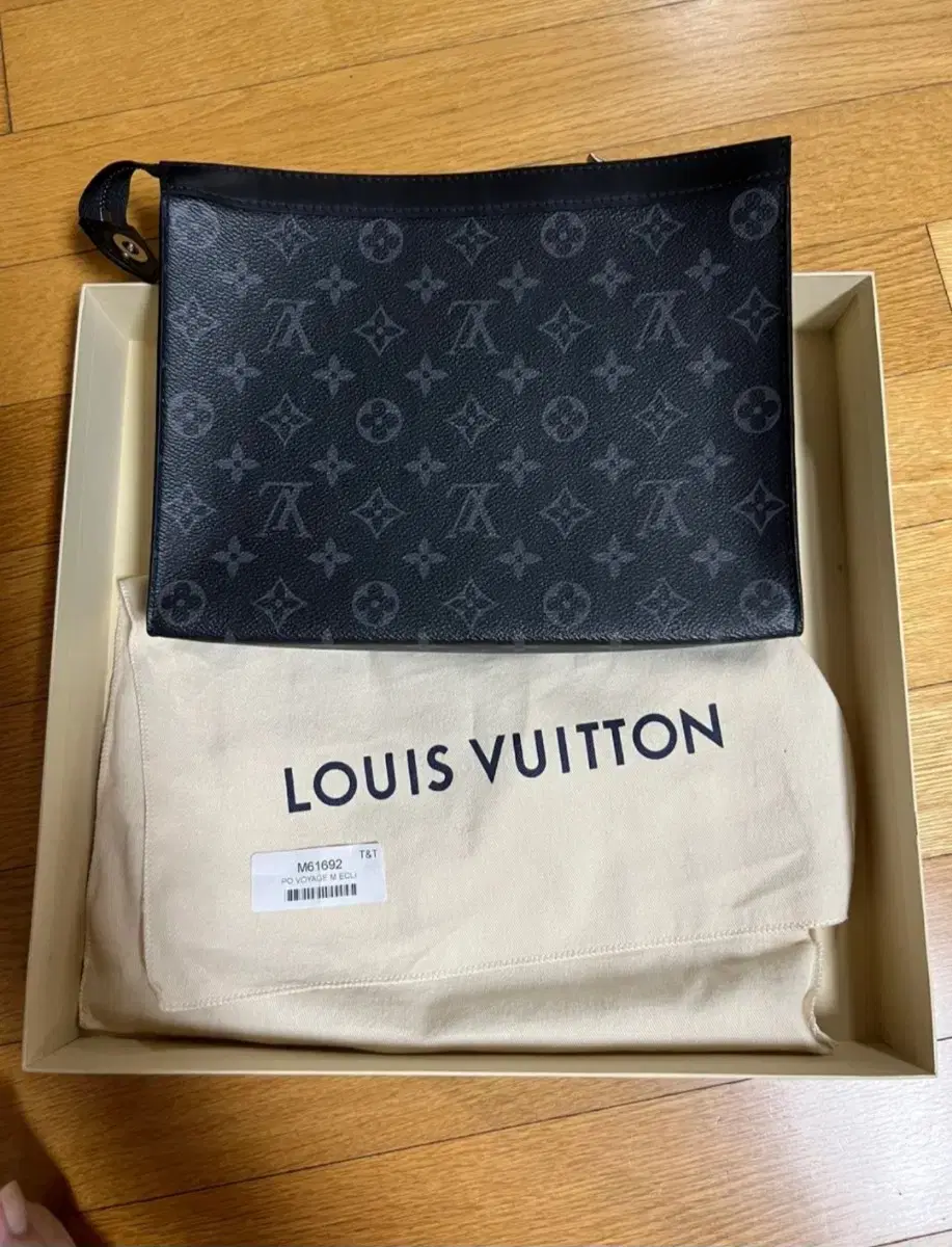 LOUIS VUITTON Clutch Pochette Boyage M61692