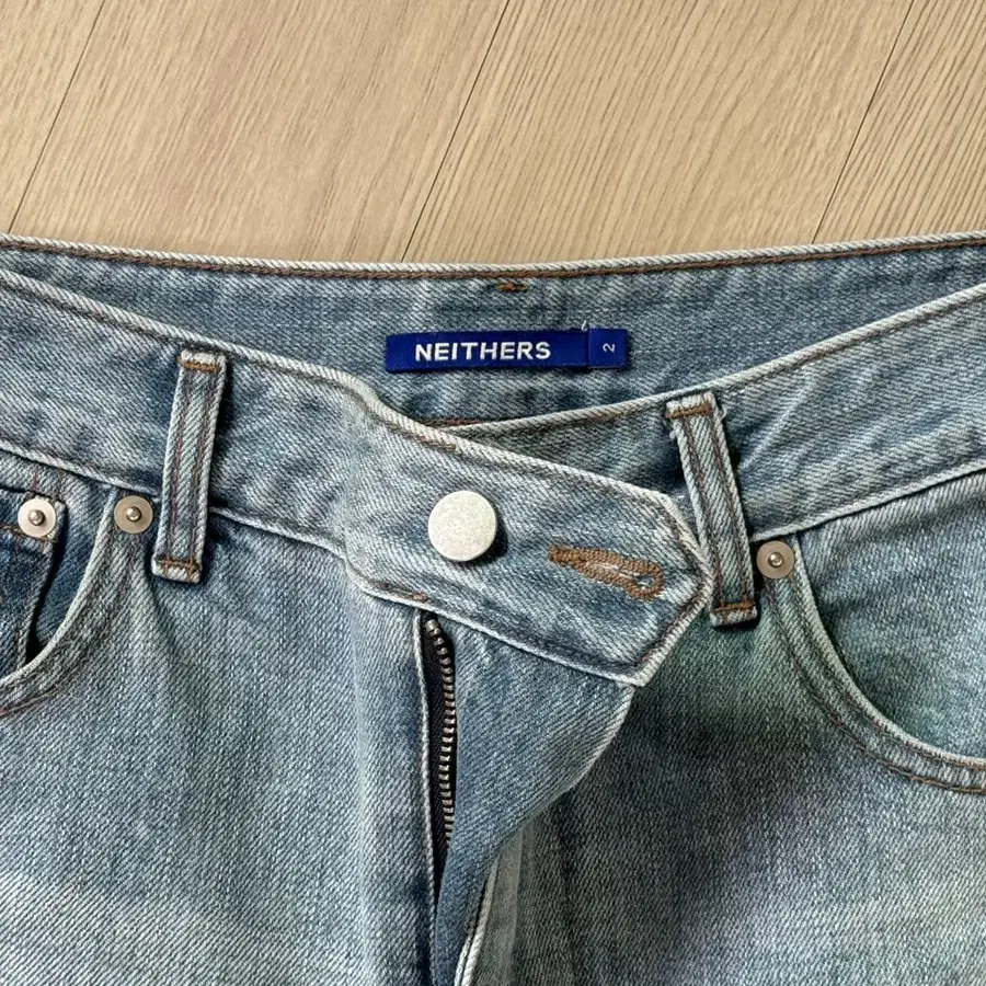 NEITHERS 네이더스 쿠로키 데님 팬츠 청바지 연청