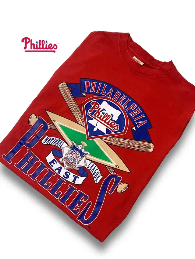 [S.,M] 90s Nutmeg phillies tee