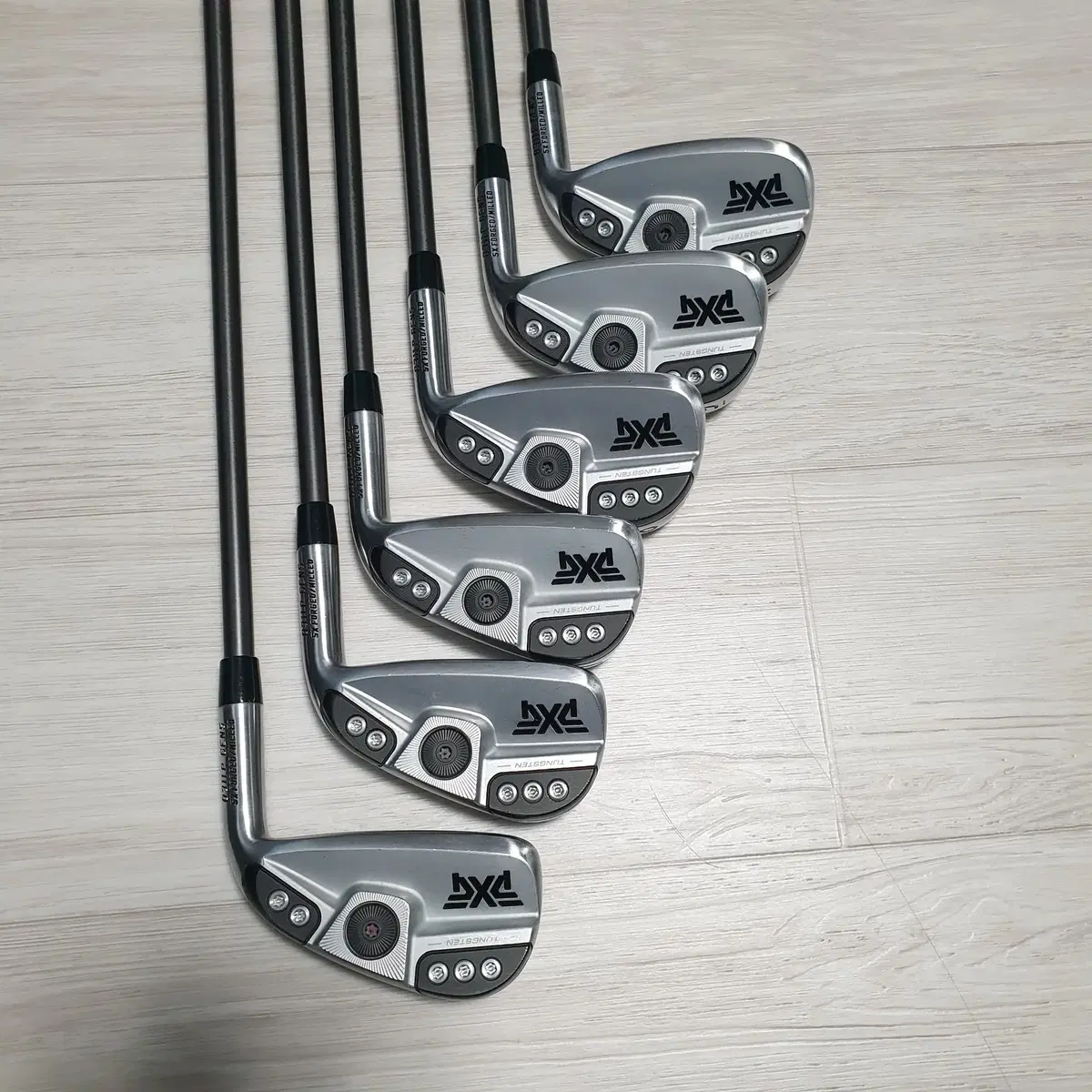 PXG 젠5 아이언 5-W 스틸파이버 블랙라벨 프라이빗 샤프트 70i