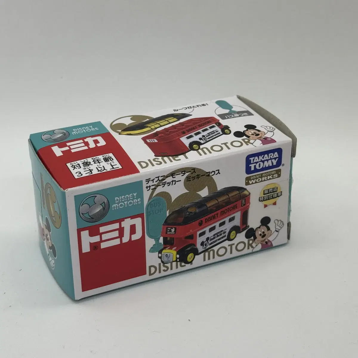 Tomica Disney Motors double-decker bus