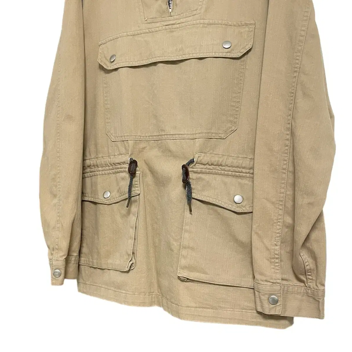 Frizmworks beige hoodie anorak