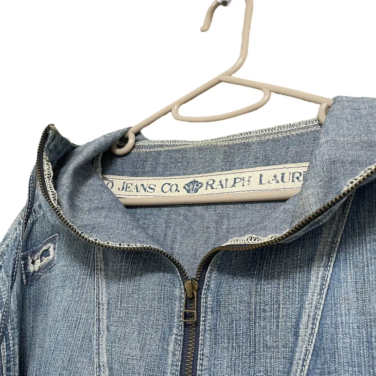 Polo ralph lauren denim hoodie anorak