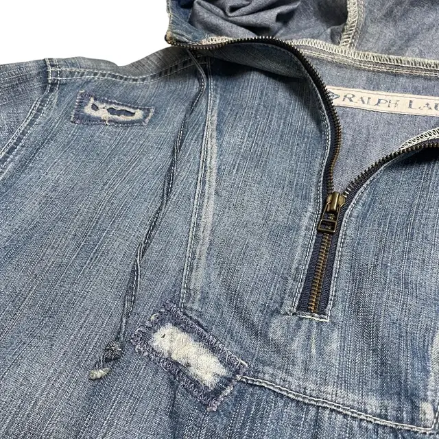 Polo ralph lauren denim hoodie anorak