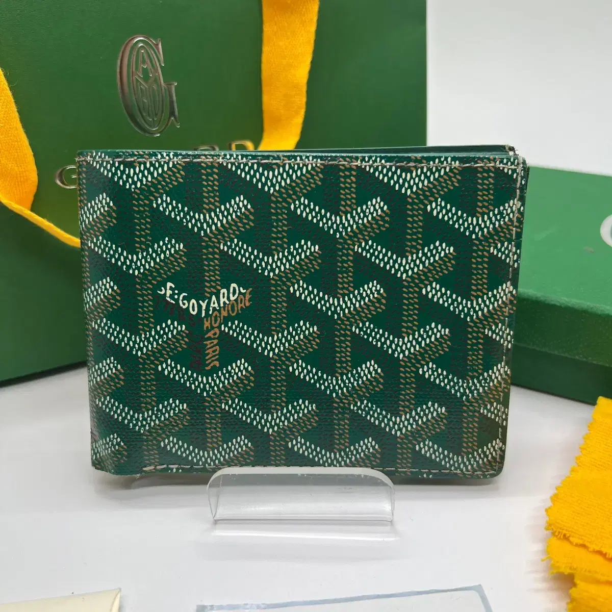 Goyard Victoire Vahn Wallet special Green