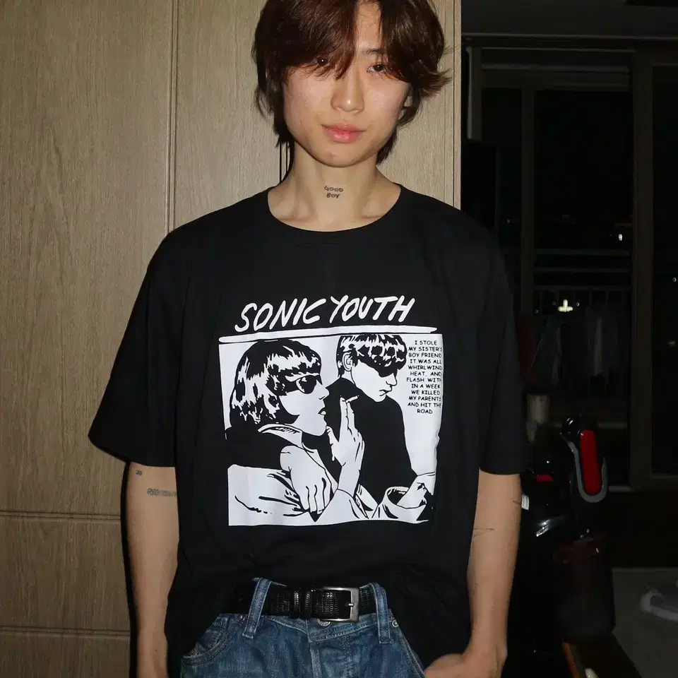 Sonic Youth t shirt 소닉유스 티셔츠