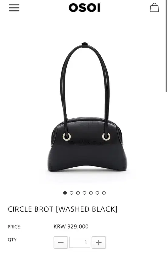 오소이 circle brot bag