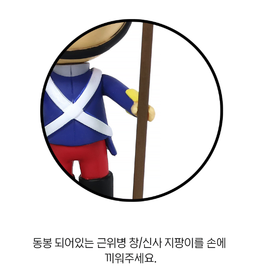 [1개] 호두까끼 영국 스타일 인테리어 피규어 / 카페 거실 근위병 소품