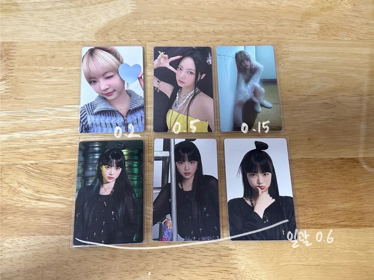 le sserafim hong eunchae photocard wts