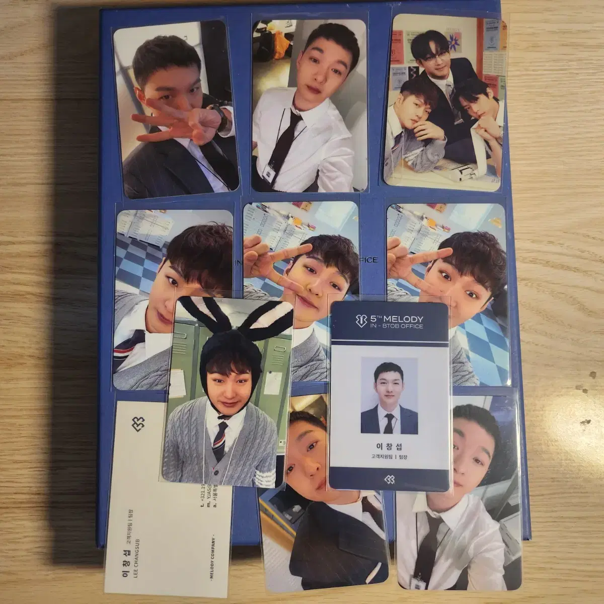 5 btob melodies kit lee changsub jundball photocard I'm transferring wts