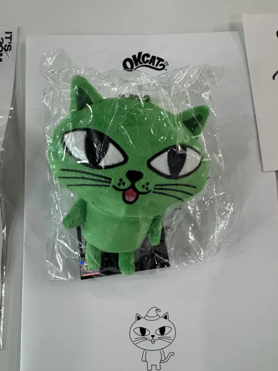 옥캣 키링 인형 2pm 택연 okcat