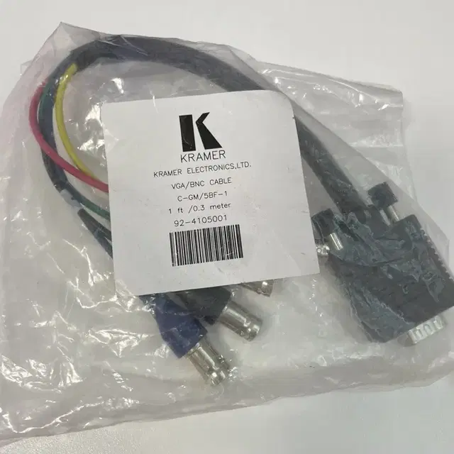 Kramer VGA To 5 BNC cable 컨버터