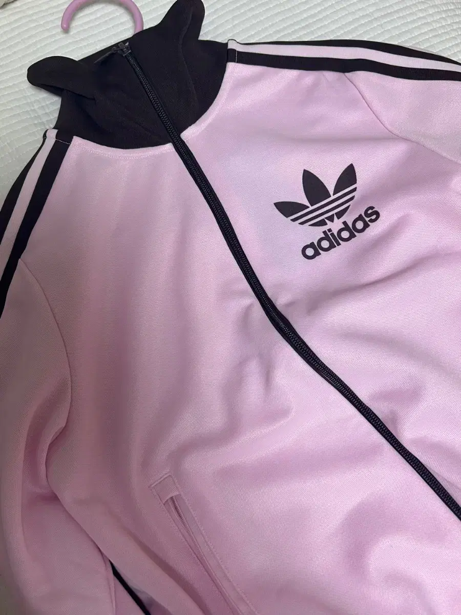 Adidas Beckham Pink Brown Jersey Track Top Clear Pink S