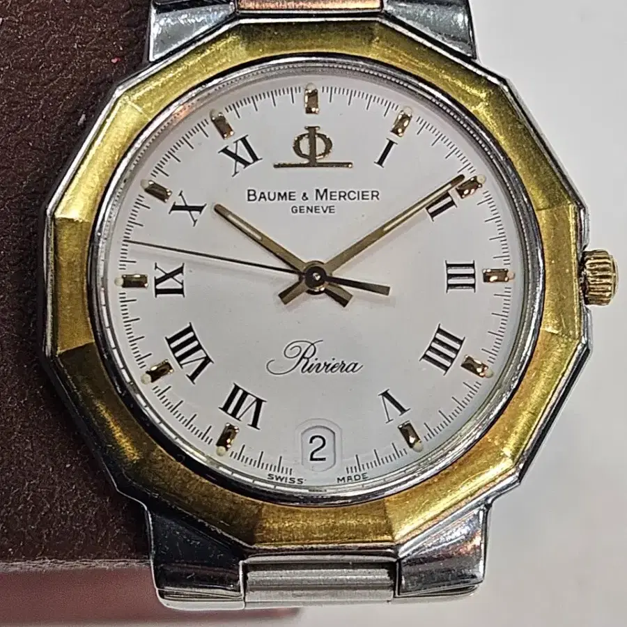 Baume & mercier 18k콤비 남성 시계  63만