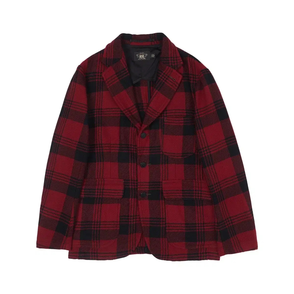 Double L Check Cashmere Jacket RRL