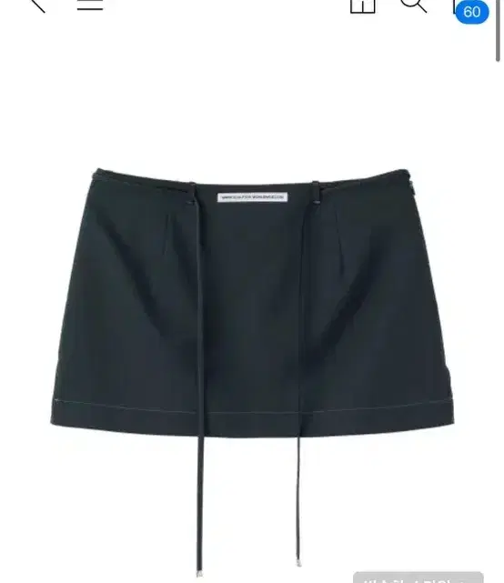 Go To Mini Skirt Navy 스컬프터 스커트 xs