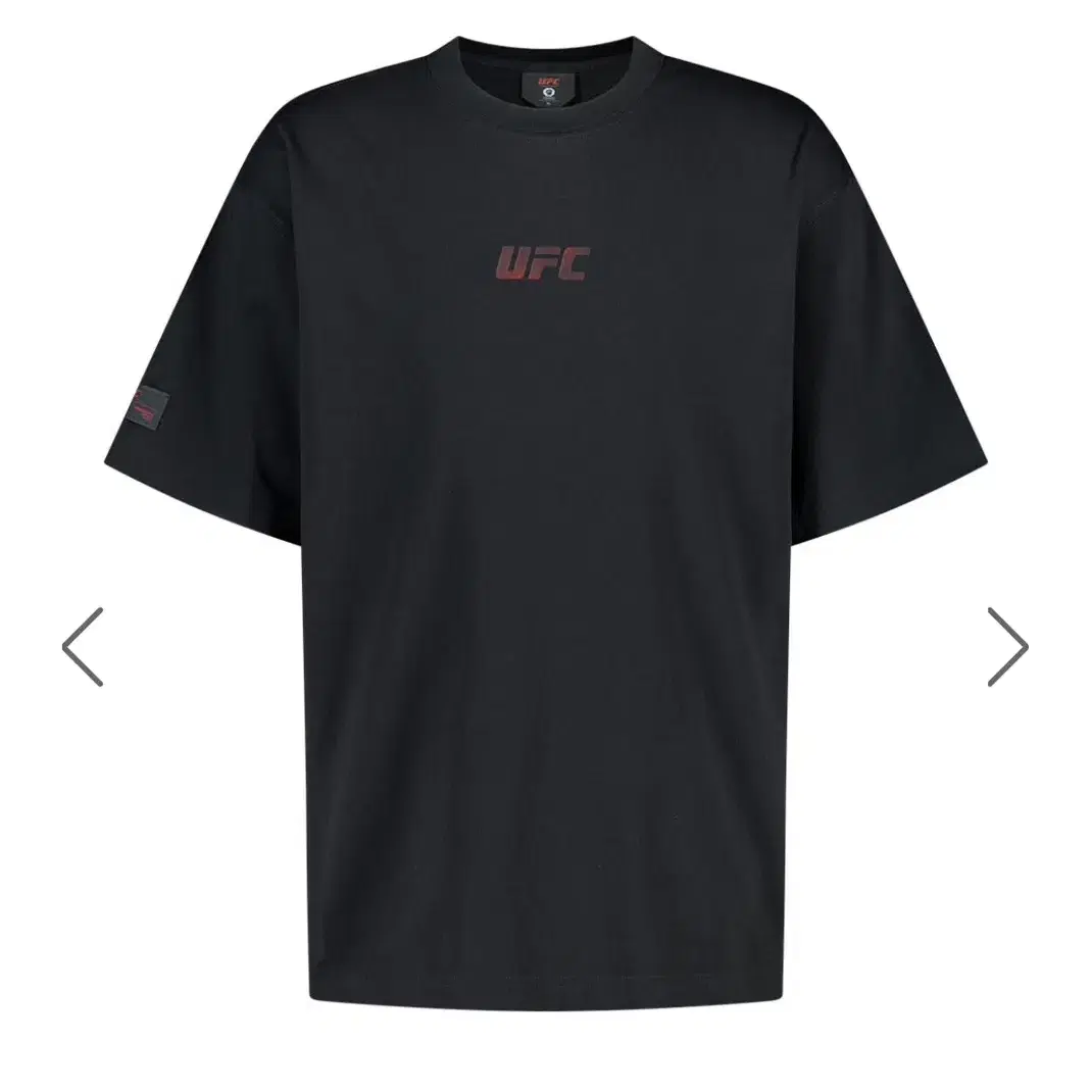 UFC 새제품 / 옥타곤 릴렉스핏 반팔 티셔츠 블랙