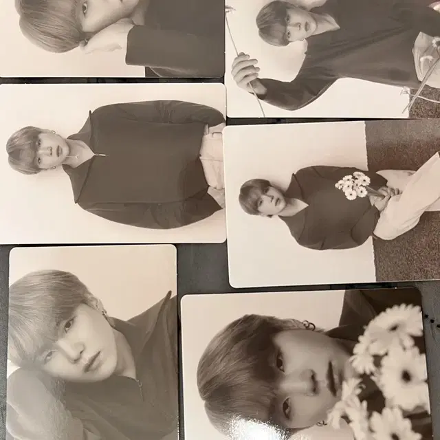 방탄 MNCR 모노크롬 팝업 미니포카 mini photocard