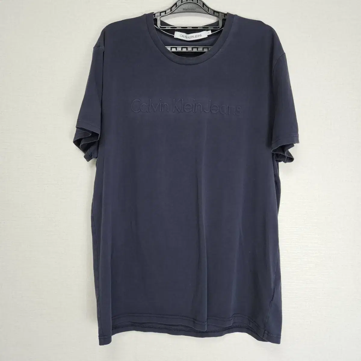 파격할인 선착순!! Kelvin Klein Jins Balforogo Short Sleeve Tee Navy XL(105)