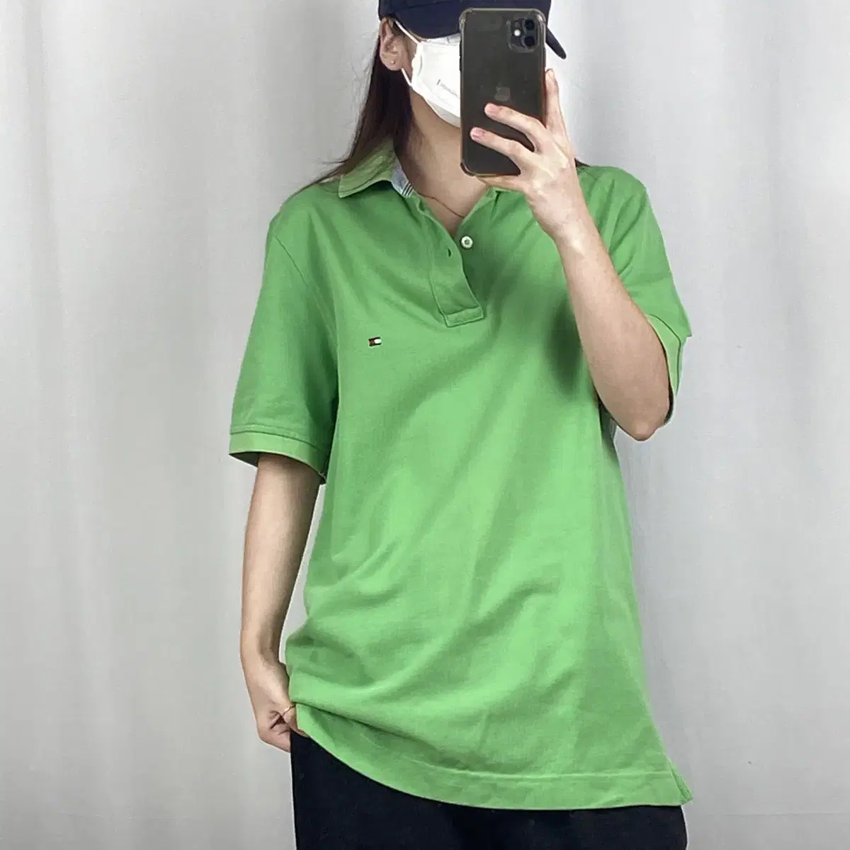 Tommy Hilfiger Green Short Sleeve Karati S .240426