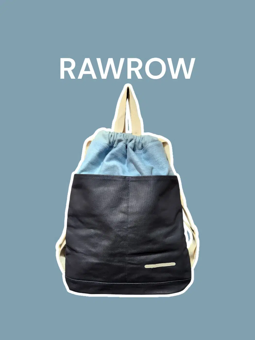 RAWROW 로우로우 데님배색 가방