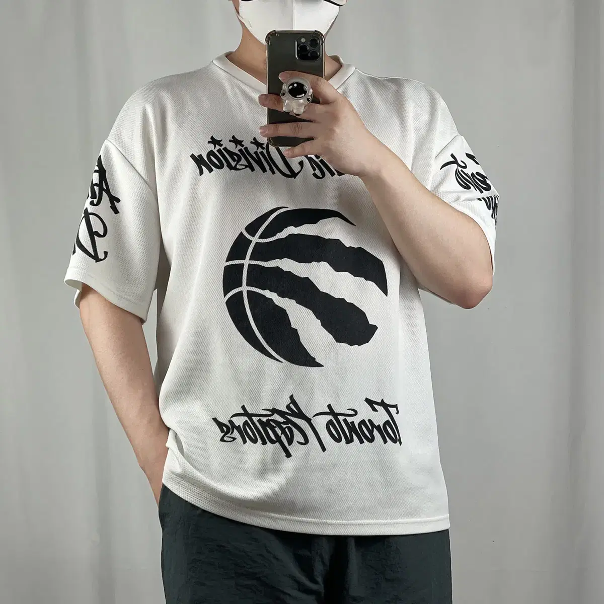 NBA White Functional Short Sleeve Tee L .240426