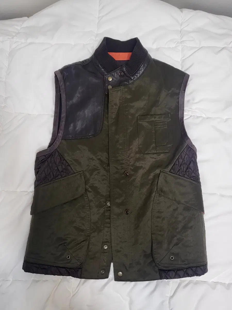 Time Homme Leather Point Hunting Vest