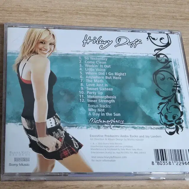 Hilary Duff - Metamorphosis (CD)