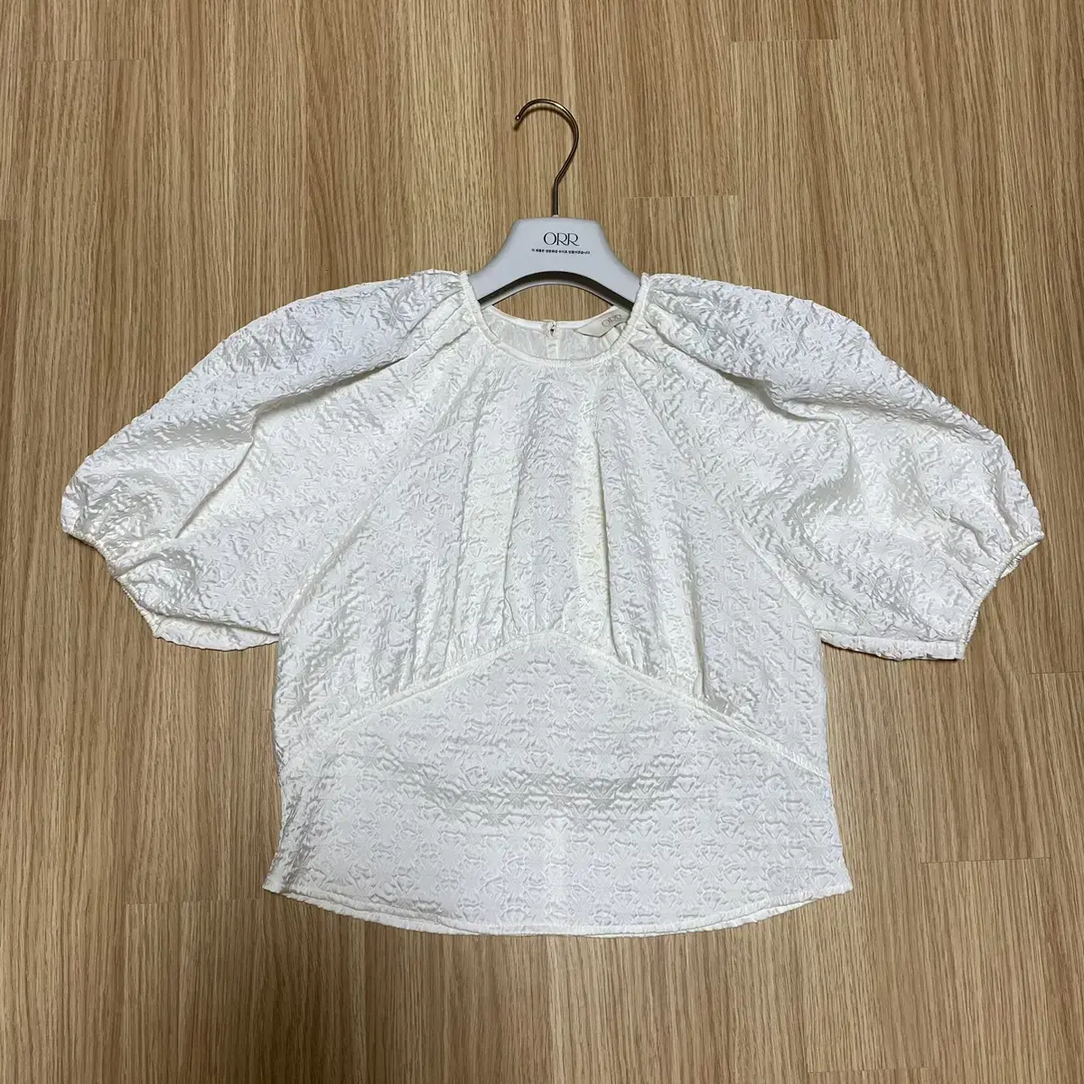 Orr orr Embossed blouse IvoryS