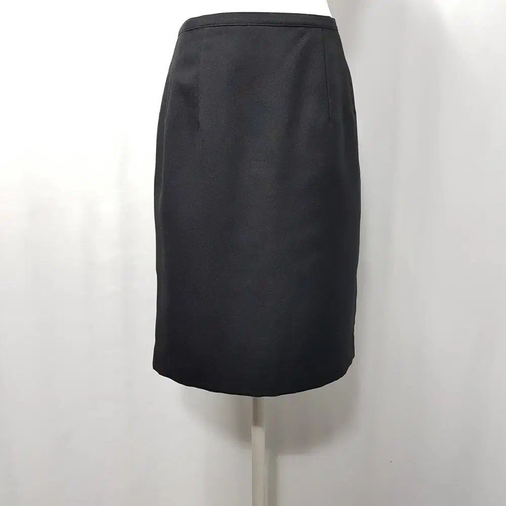 Vintage Black Feminine H-Line Twisted Midi Skirt Women27 D762