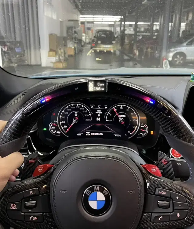 BMW LED 핸들 카본파이버 m3m5 g82 BMW 전 라인업