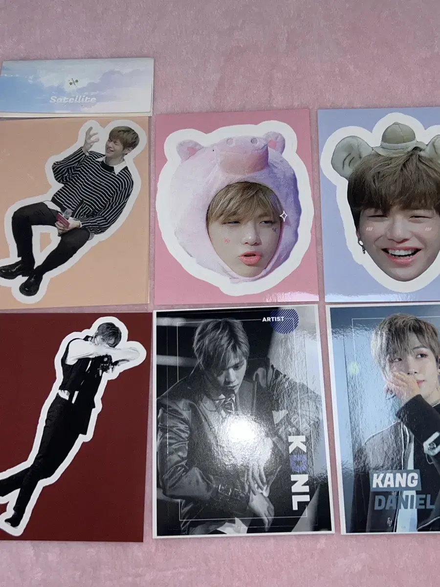 Wanna One daniel Sankka pre-order benefit Big Sticker Set bulk Birthday Cafe Unofficial Goods