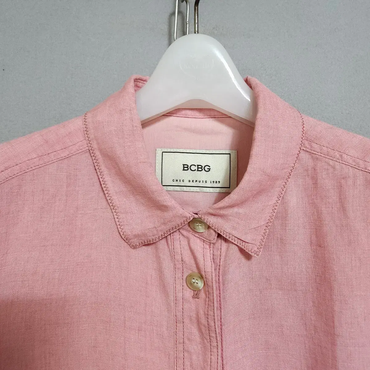 BCBG 인디핑크 린넨 점퍼 66  n4711  애슐리상점