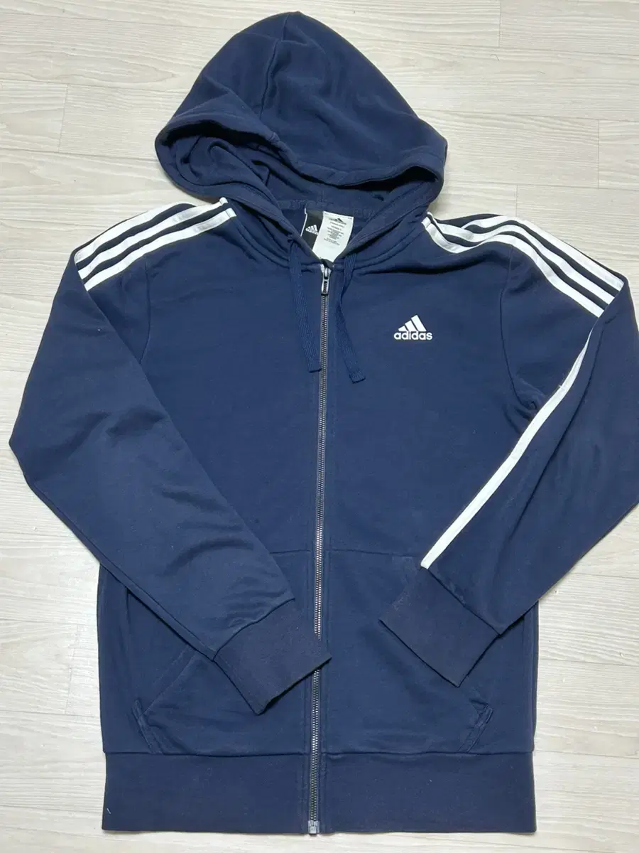 Adidas Hoodie Zip-Up Navy Unisex