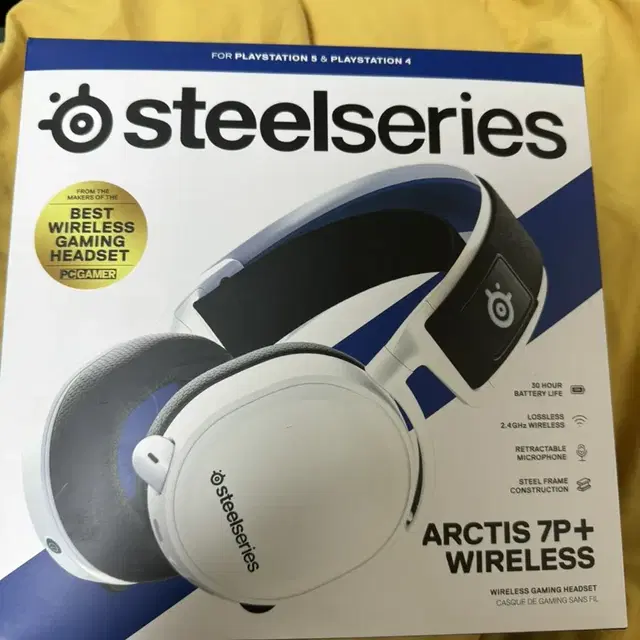 스틸시리즈 Arctis Nova 7P White Wireless 무선 게