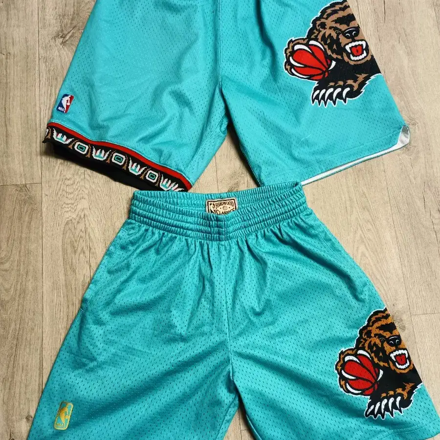 Vancouver Grizzlies NBA 농구 반바지 쇼츠 shorts