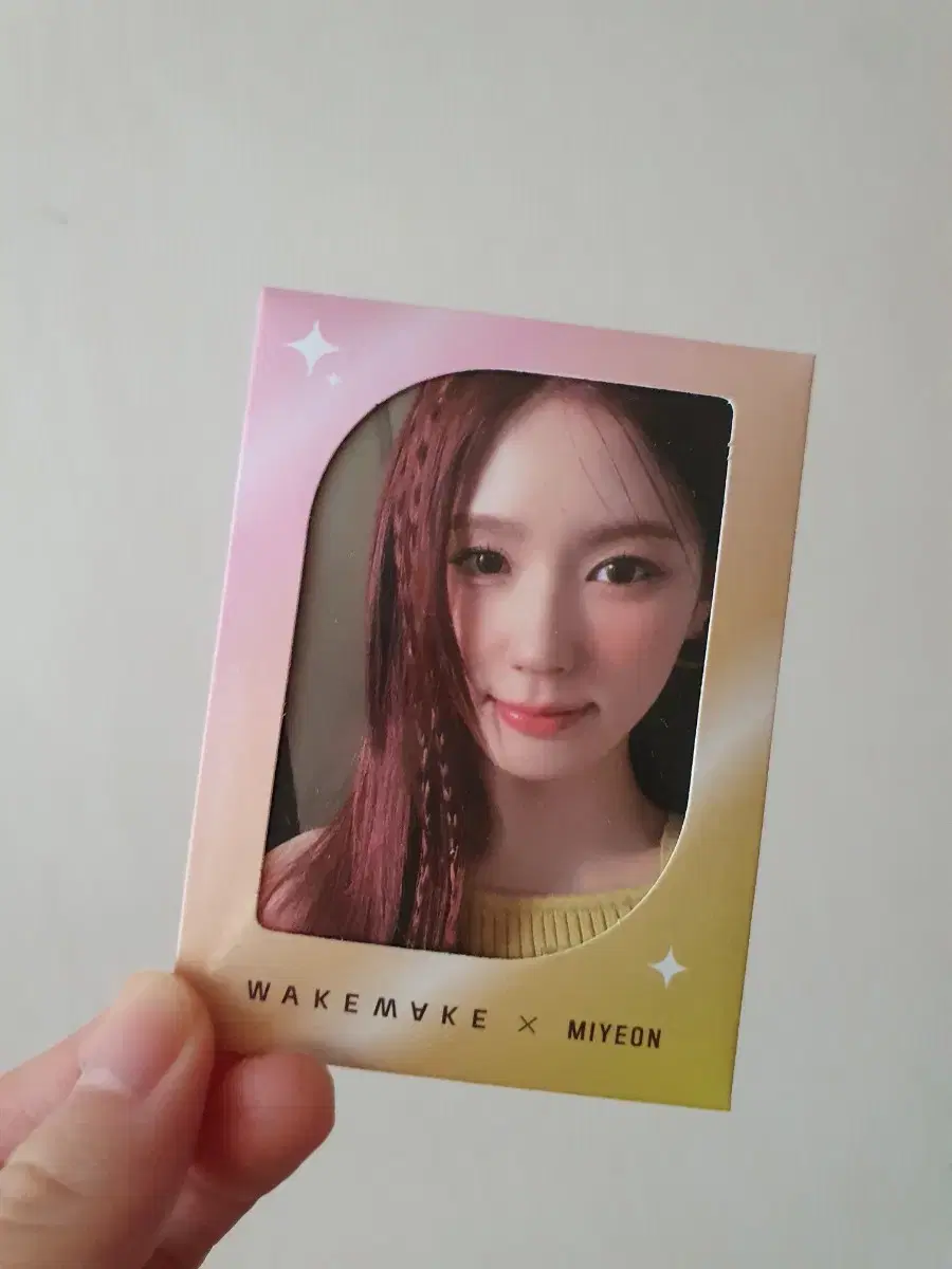 Wakemake miyeon photocard sealed gidles